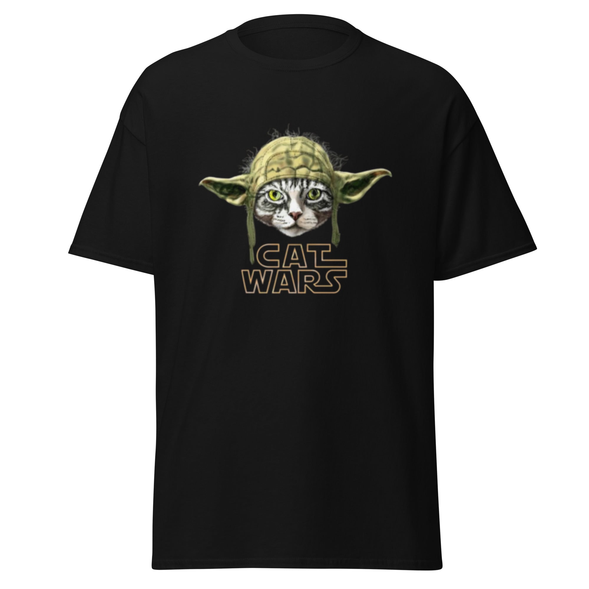 Cat Wars Unisex T-Shirt mit lustigem Katzenmotiv