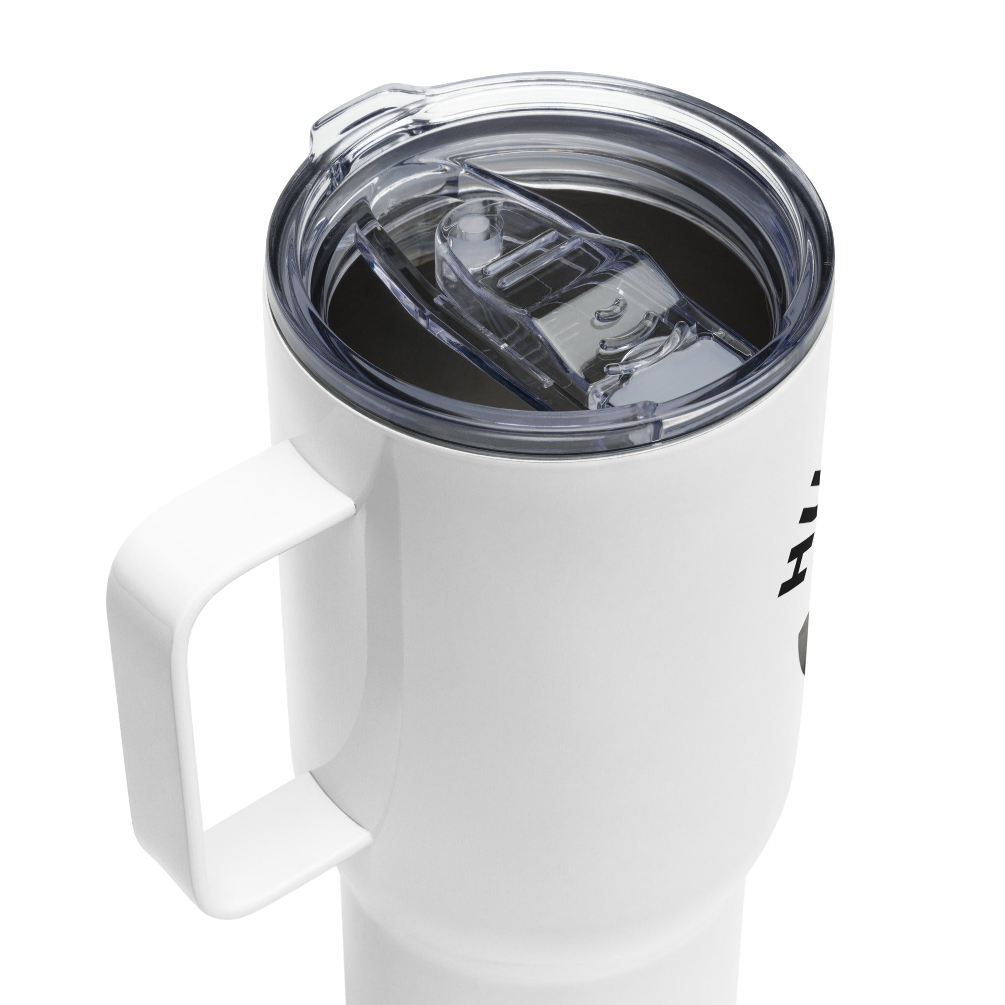 Hochwertiger Edelstahl Travel Mug mit Griff