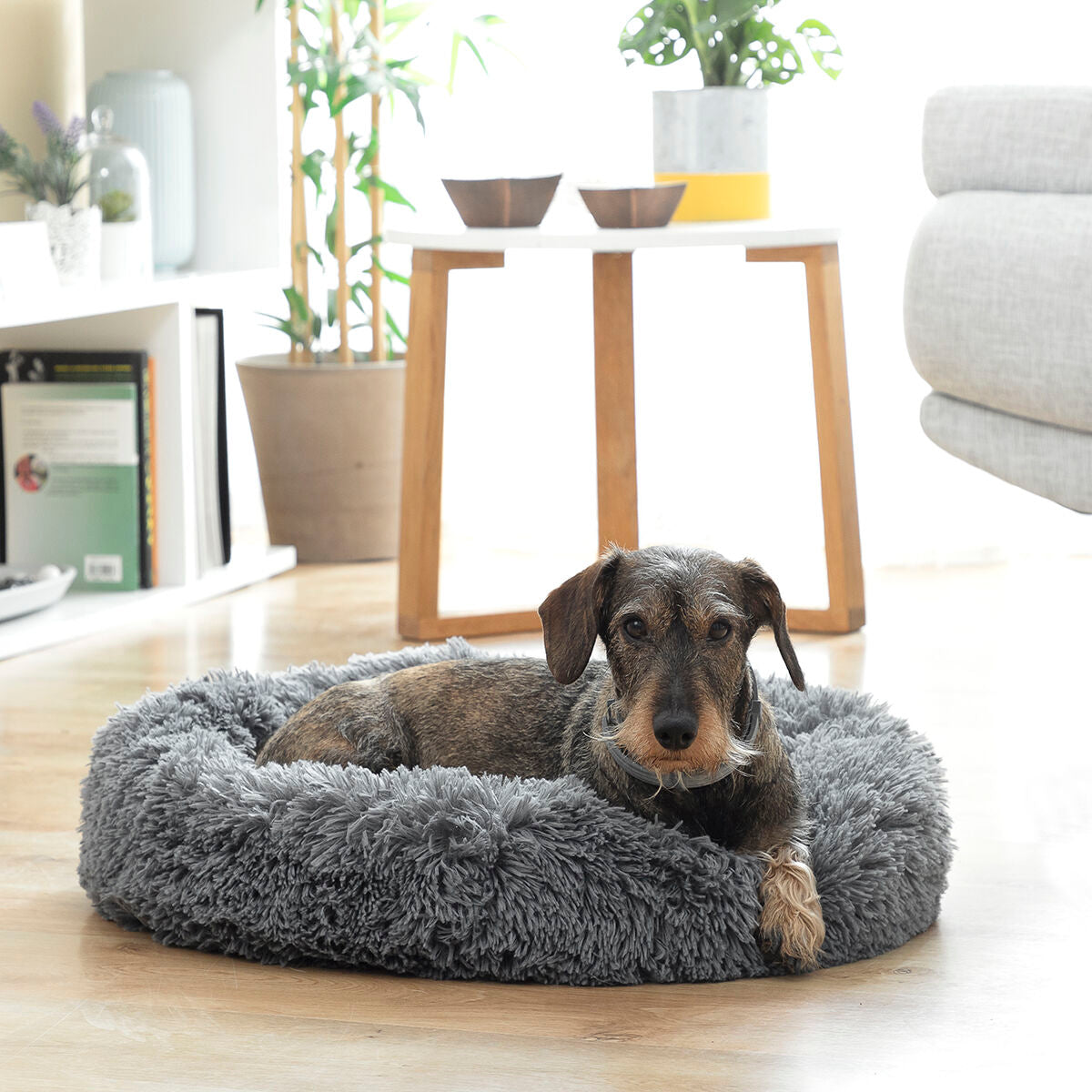 Anti-Stress Hundebett Ø60 cm für Hunde und Katzen