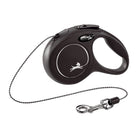 Flexi New Classic XS automatische Katzenleine in Schwarz