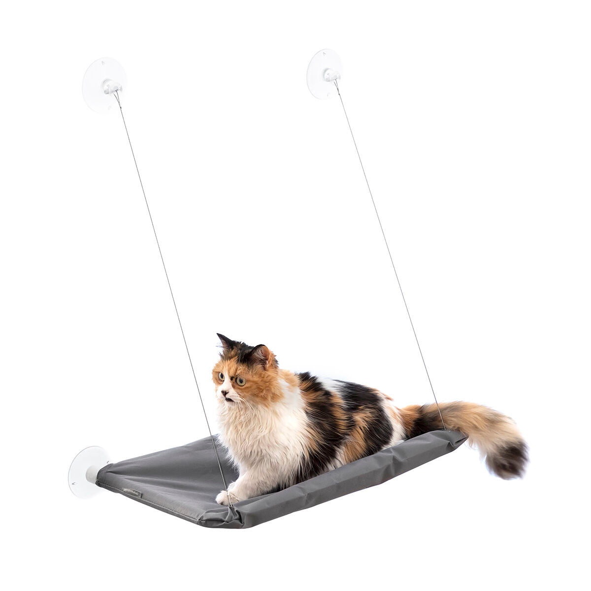 Hängematte für Katzen zum Sonnenbaden am Fenster