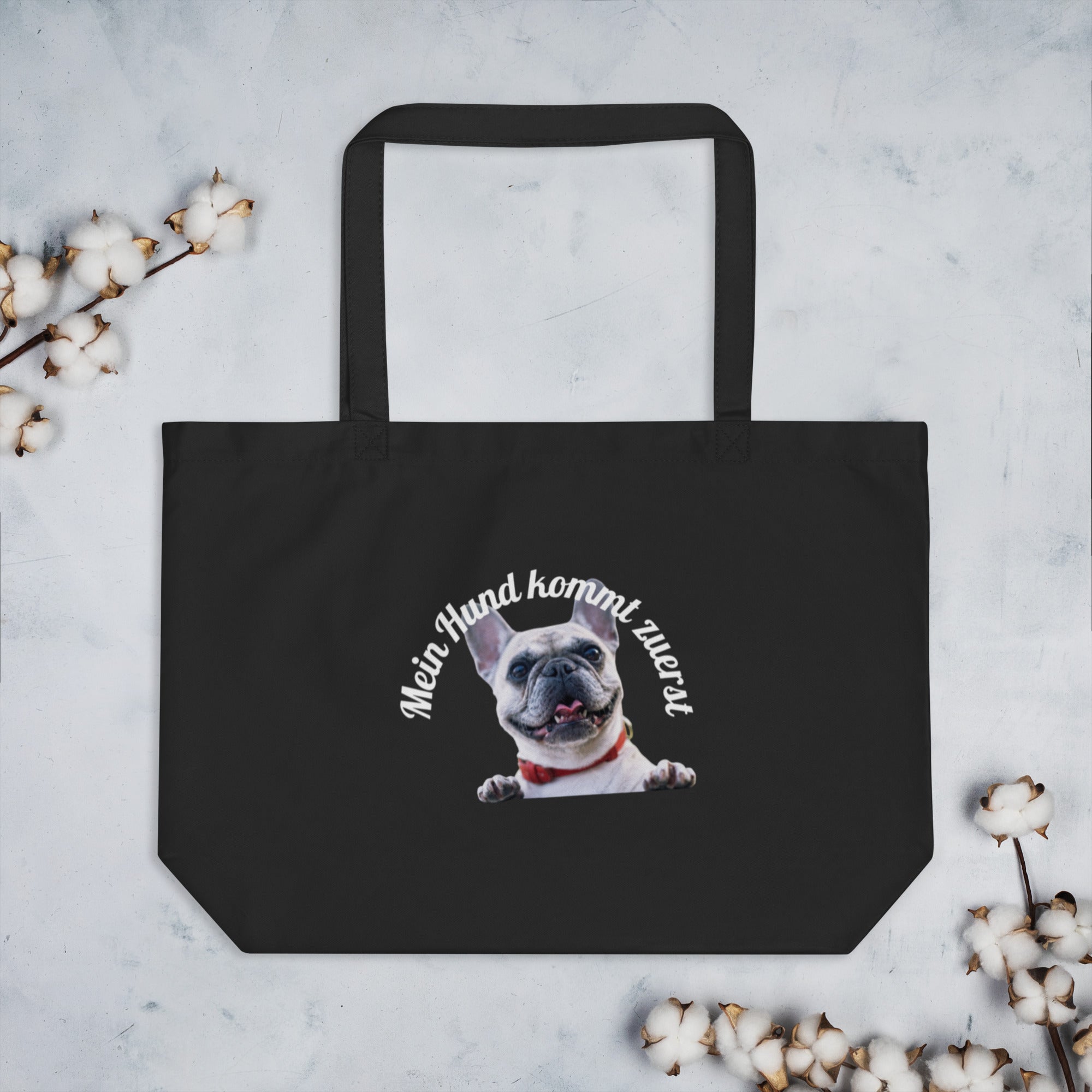 Stofftasche für Hundeliebhaber mit Hunde-Motiv